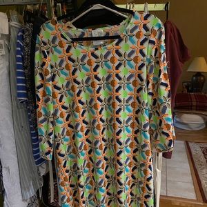 Open sleeve sheath dress size L